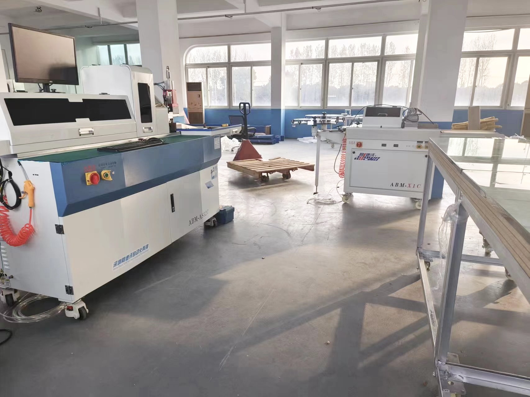 Installation&Training Whole Set Machines Successfully