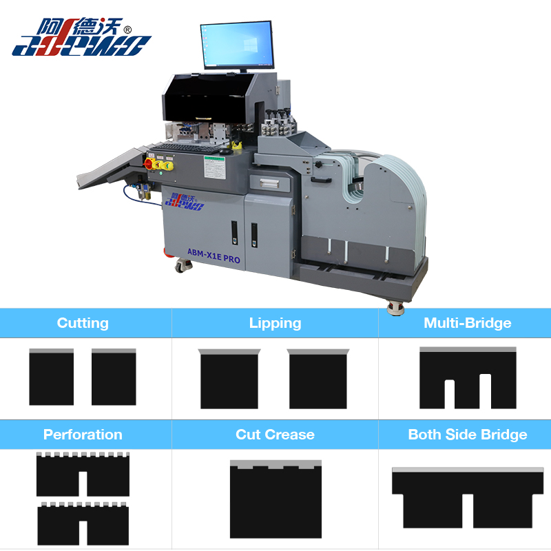 ABM-X1E PRO Automatic Creasing Rule Cutting Machine for Paper Bag Dies